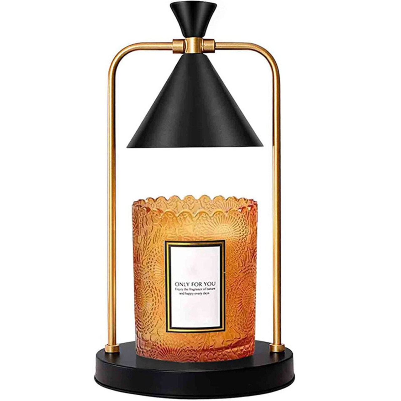 Candle Warmer Lamp with Timer, Dimmable Candle Lamp Warmer Electric Candle  Warmer Compatible with Small and Large Scented Candles, Candle Melter for  Bedroom Home Decor Gifts for Mom (Black)
